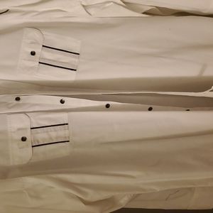 White button-down shirt